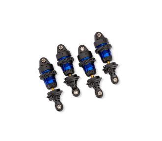 Traxxas Shocks GTR short PTFE-coated w/ TiN shafts (4) - Blue TRA10865-BLUE