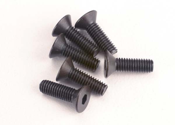 Traxxas 3X10mm Flat Head Screws (6) TRA2551