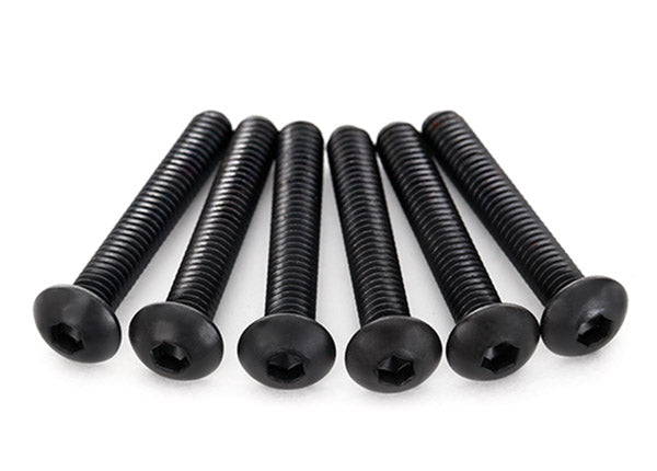 Traxxas Screws, 4x22mm button-head machine (hex drive) (6) TRA2597