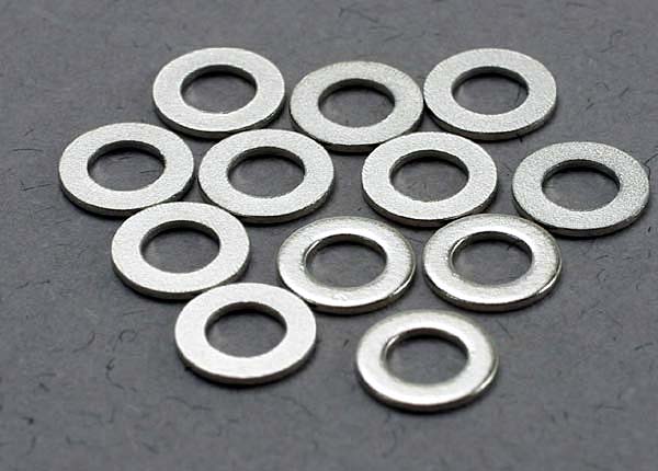 Traxxas 3x6mm Metal Washers (12) TRA2746