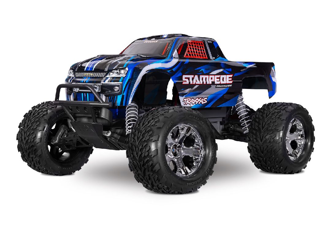 Traxxas 1/10 Stampede 2WD BL-2S HD Clipless - Blue TRA36354-4BLUE