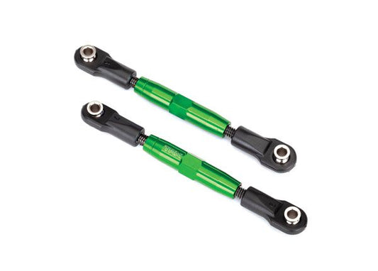 TRA3644G Traxxas Camber links, rear (TUBES green-anodized, 7075-T6 aluminum, stronger than titanium) (73mm) (2)/ rod ends, rear (4)/ rod ends, front (4)/ aluminum wrench (1)