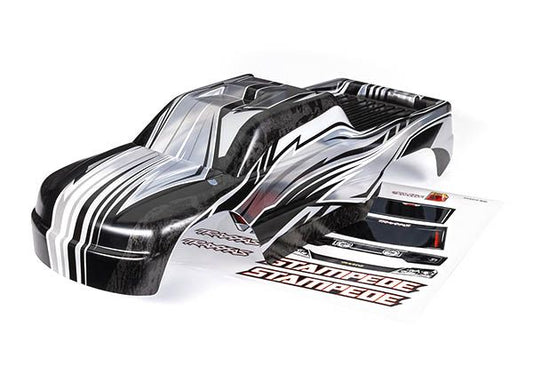 TRA3651L Traxxas Body, Stampede, Prographix (Graphics Are Printed, Requires Paint; Final Color Application)/ Decal Sheet