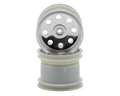 TRA3672 Traxxas 12mm Hex 2.2" Rear Stadium Truck Wheel (2) (Satin Chrome)