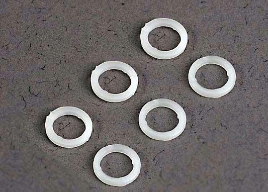 TRA3685 Traxxas Plastic Washers (White) (6)