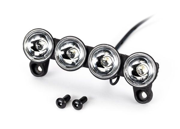 TRA3690 Traxxas Led Light Bar, Front (Assembled)/ 3X8 BCS (2)/ 2.5X8 BCS (2) (Requires Front Bumper TRA5835X For 2WD Slash, TRA3635 For 2WD Stampede, TRA3630 For 2WD Bigfoot No. 1, TRA6835X For 4WD Slash, Or TRA6735 For 4WD Stampede)