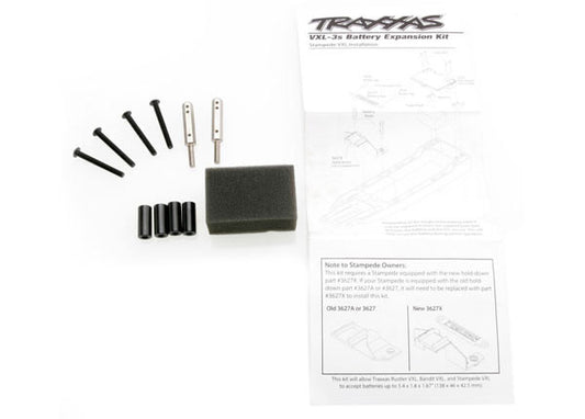 TRA3725X Traxxas Battery Expansion Kit (Rustler/Bandit/Stampede)