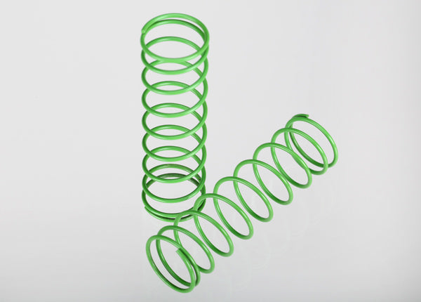 TRA3758A Traxxas Springs, front (green) (2)