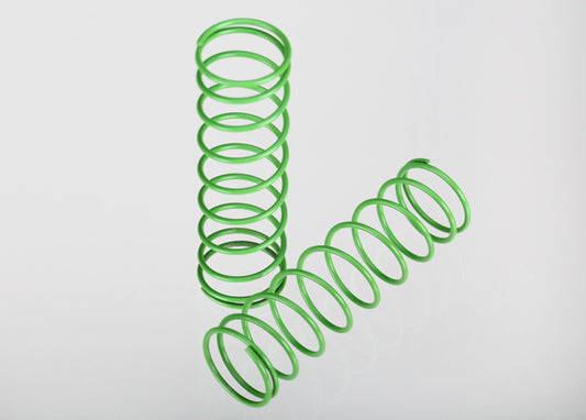 TRA3758A Traxxas Springs, front (green) (2)
