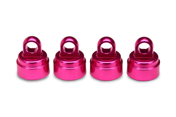 TRA3767P Traxxas Aluminum Ultra Shock Cap (Pink) (4)