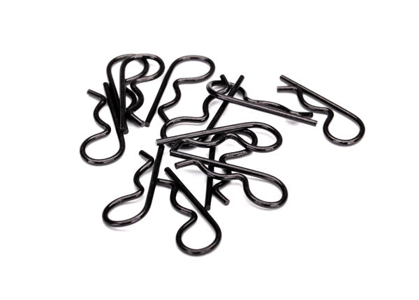 Traxxas Body clips, heavy duty (black) (12) TRA3934A