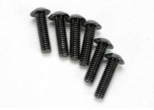 TRA3938 Traxxas 4x14mm Button Head Hex Screw (6)