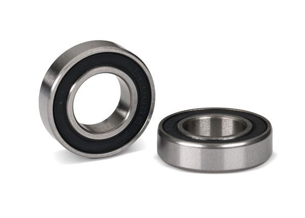 Traxxas Ball bearings, black rubber sealed (10x19x5mm) (2) TRA4889X