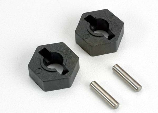 TRA4954 Traxxas 14mm Hex Wheel Hubs (2) w/ Axle Pins (2.5x12mm) (2)