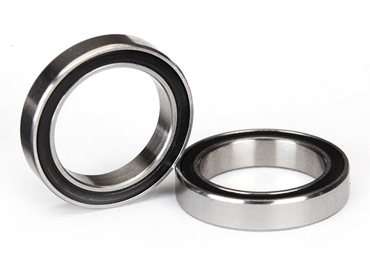 TRA5102A Traxxas Ball bearing, Black rubber sealed (15x21x4mm) (2)