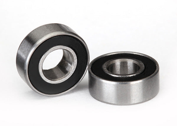 Traxxas Ball Bearing, Black Rubber Sealed (5x11x4mm) (2) TRA5116A