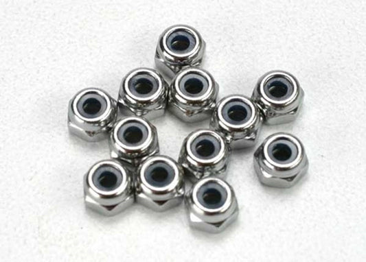 TRA5158 Traxxas 2.5mm Nylon Locknuts (12)