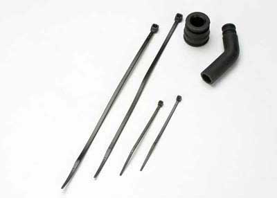 Traxxas Molded Pipe Coupler (Black) TRA5245X