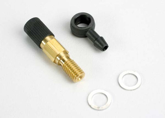 TRA5250 Traxxas Needle Assembly, High-Speed (With Fuel Fitting)/ 2.5x1.15mm O-Ring (2)/ 5.3x7.8x.6mm Crush Washer (2) (Traxxas 2.5, 2.5r)