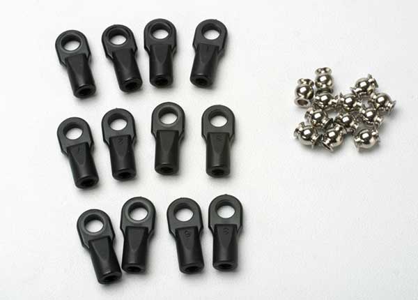 Traxxas Large Rod Ends w/Hollow Balls (12) TRA5347