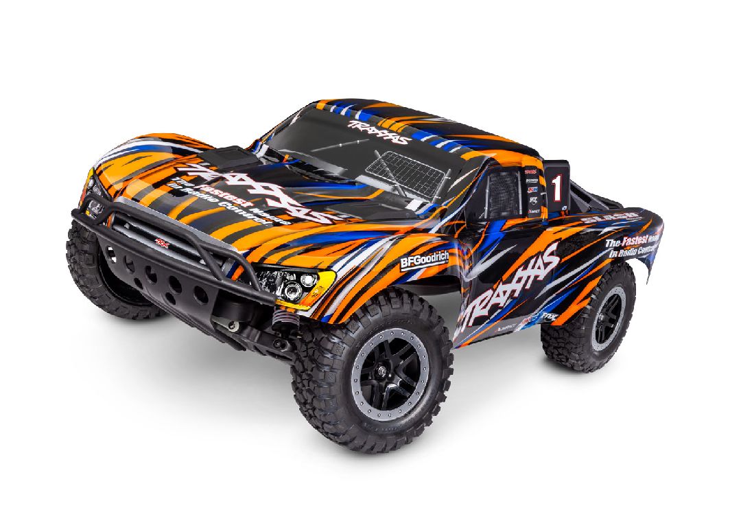 Traxxas 1/10 Slash 2WD, BL-2s HD Brushless, Clipless - Orange TRA58334-4ORANGE