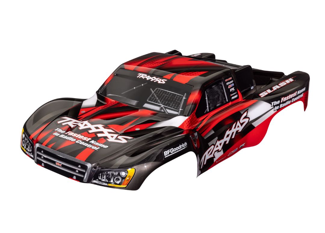 TRA5851 Traxxas Body, Slash 2WD (Also Fits Slash VXL & Slash 4X4), Red (Painted, Decals Applied)