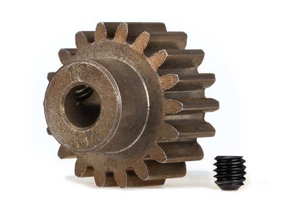 TRA6491X Traxxas Mod 1 Steel Pinion Gear 5mm Shaft (18) (compatible with steel spur gears)