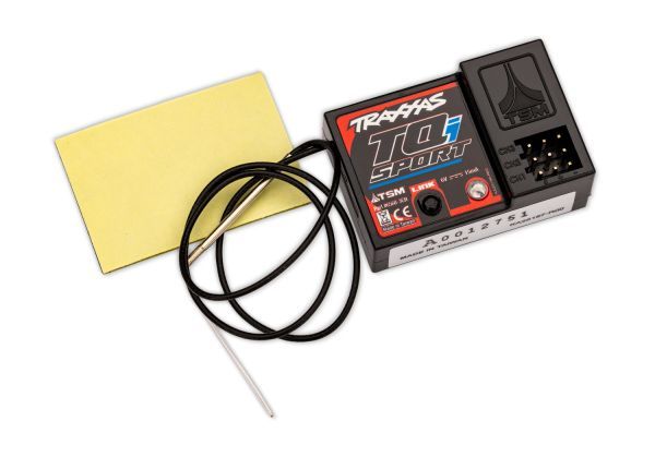 Traxxas Receiver, Micro, TQi Sport, 2.4GHz with TSM 3Ch