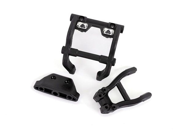 Traxxas Wheelie Bar Mounts/ Rear Skidplate TRA6777X