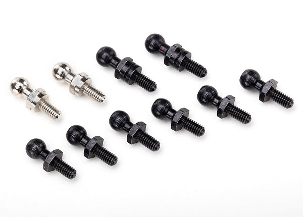 Traxxas Pivot balls: black (6), silver (2), black (long) (2) TRA7540X