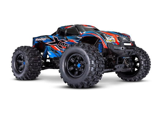 Traxxas X-Maxx VXL-8s Brushless Monster Truck - Blue TRA77096-4BLUE
