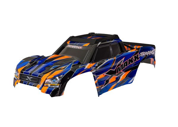 Traxxas Body, X-Maxx, orange (painted, decals applied) TRA7867-ORNG