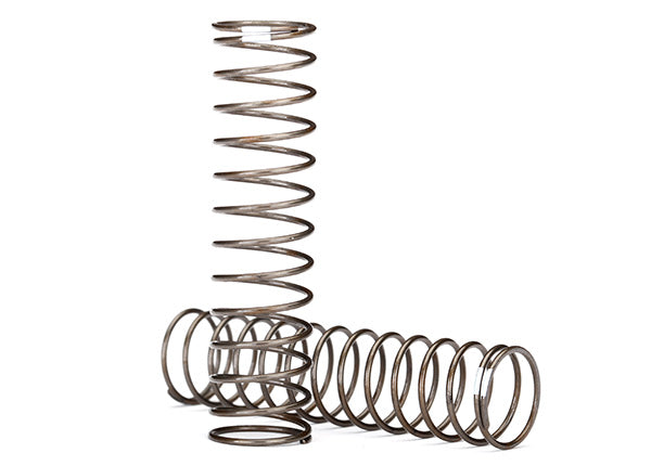 TRA8043 Traxxas Springs, shock (natural finish) (GTS) (0.30 rate, white stripe) (2)
