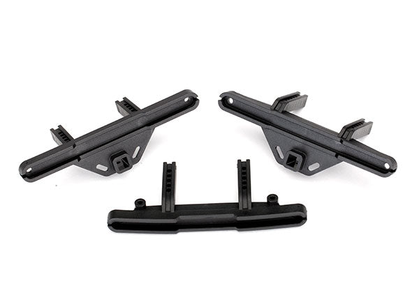 Traxxas Bumper mounts, front & rear/ bumper mount, rear (offset) TRA8067X
