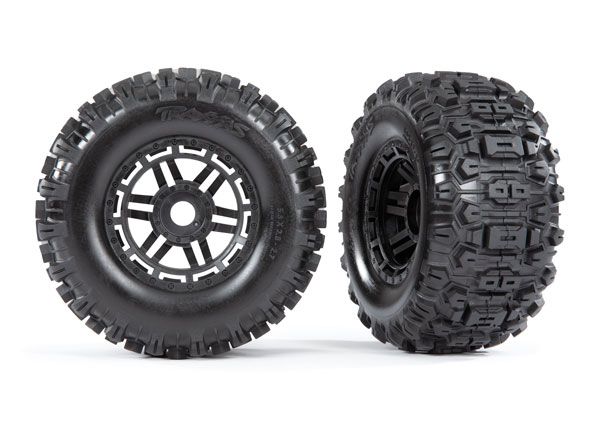 Traxxas Sledgehammer Tires & Wheels TRA8973