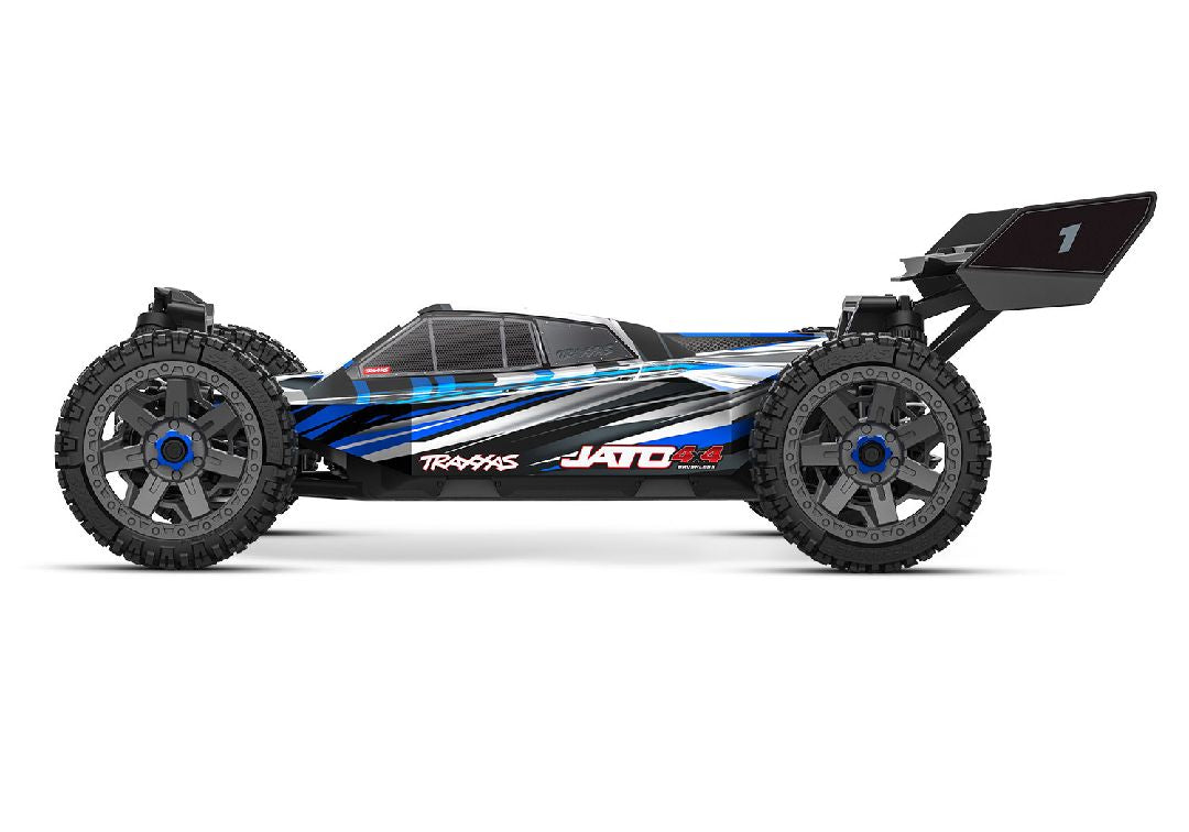 Traxxas Jato 4x4 Brushless BL-2S with clipless body - Blue TRA90154-4BLUE