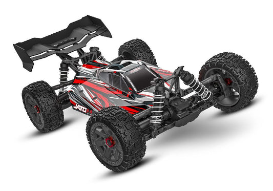 Traxxas Jato 4x4 Brushless BL-2S with clipless body - Red TRA90154-4RED