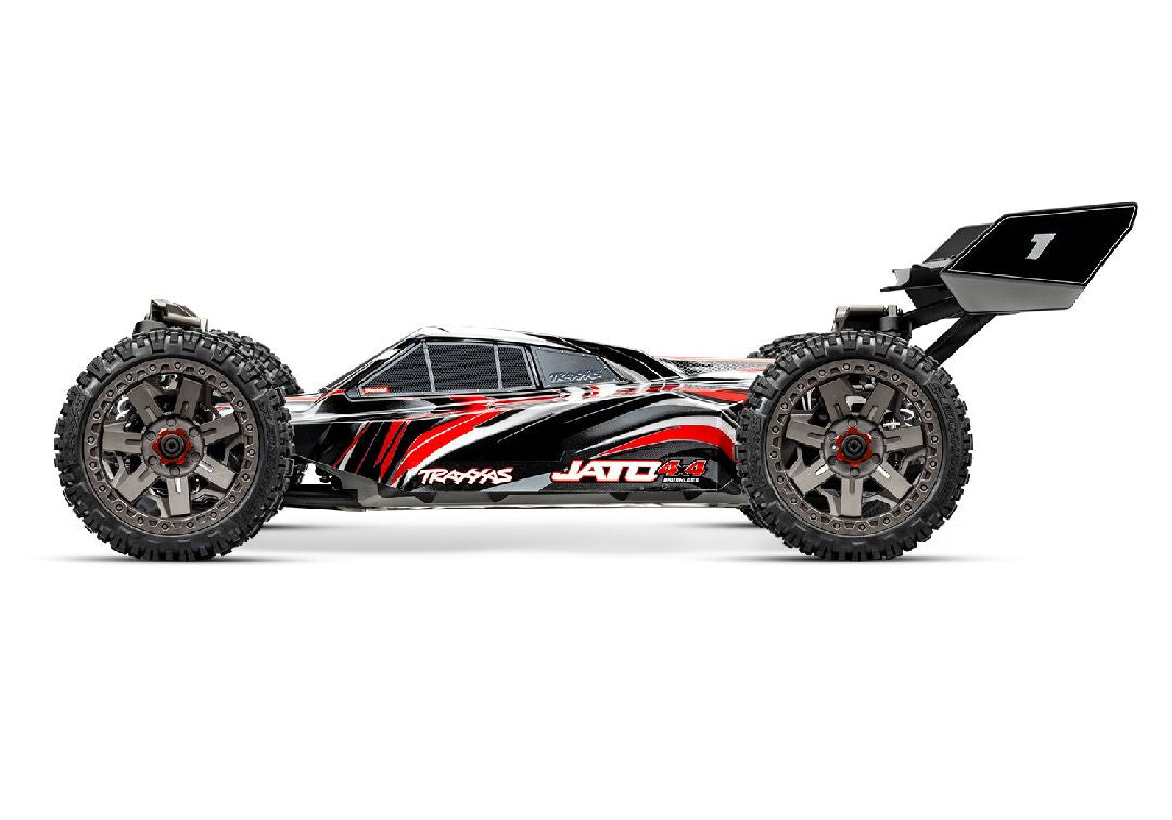 Traxxas Jato 4x4 Brushless BL-2S with clipless body - Red TRA90154-4RED