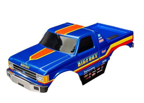 Traxxas Body, Bigfoot No. 8, blue(for clipless mounting) TRA9020-BLUE