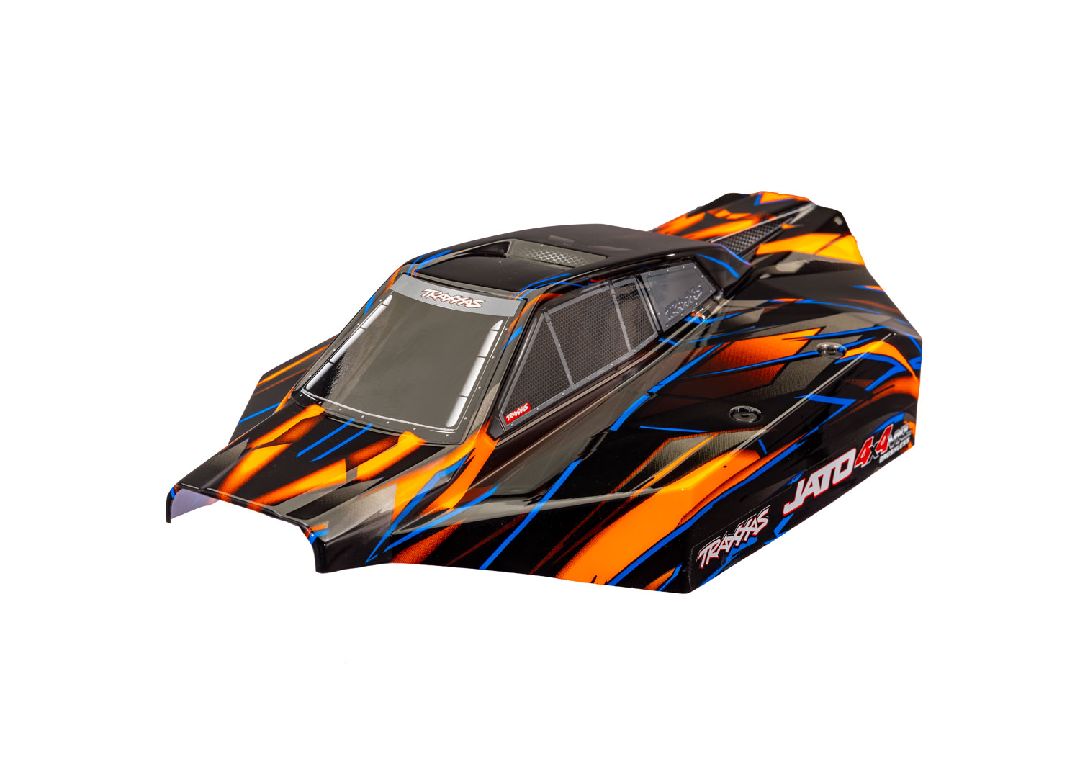 Traxxas Body, Jato 4X4 VXL, orange (painted, decals applied) TRA9060-ORNG