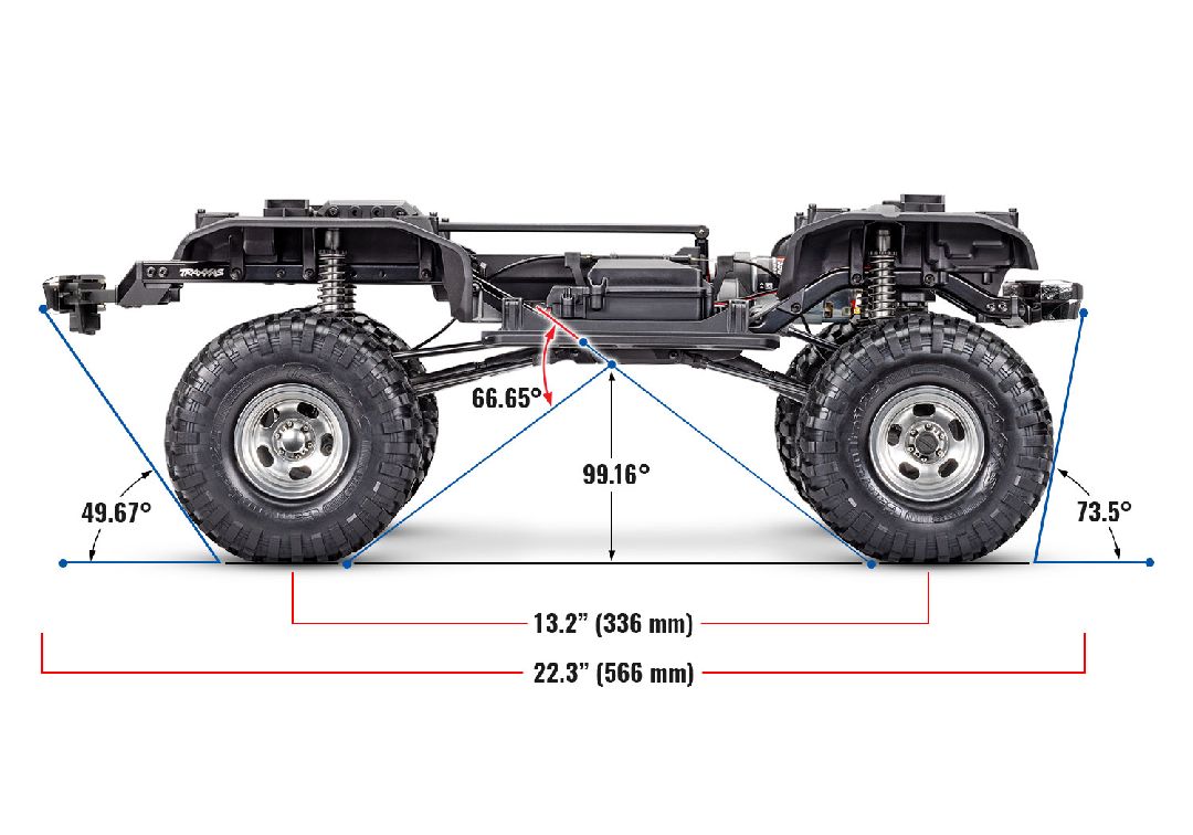 Traxxas TRX-4 Ford F-150 Ranger XLT High Trail Edition - Blue