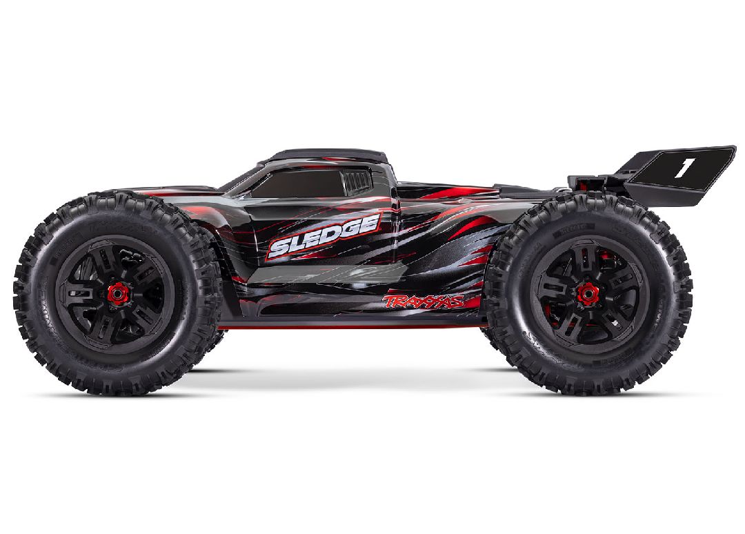 Traxxas Sledge 1/8 with Belted Sledgehammer tires - Red TRA95096-4RED