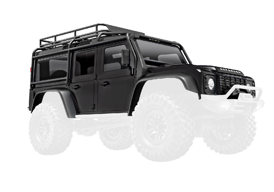Traxxas Body, Land Rover® Defender®, complete - black TRA9712-BLACK