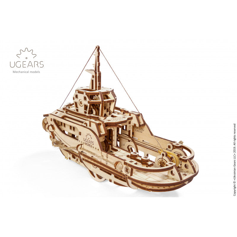 UGears Tugboat - 169 Pieces (Easy) 70078