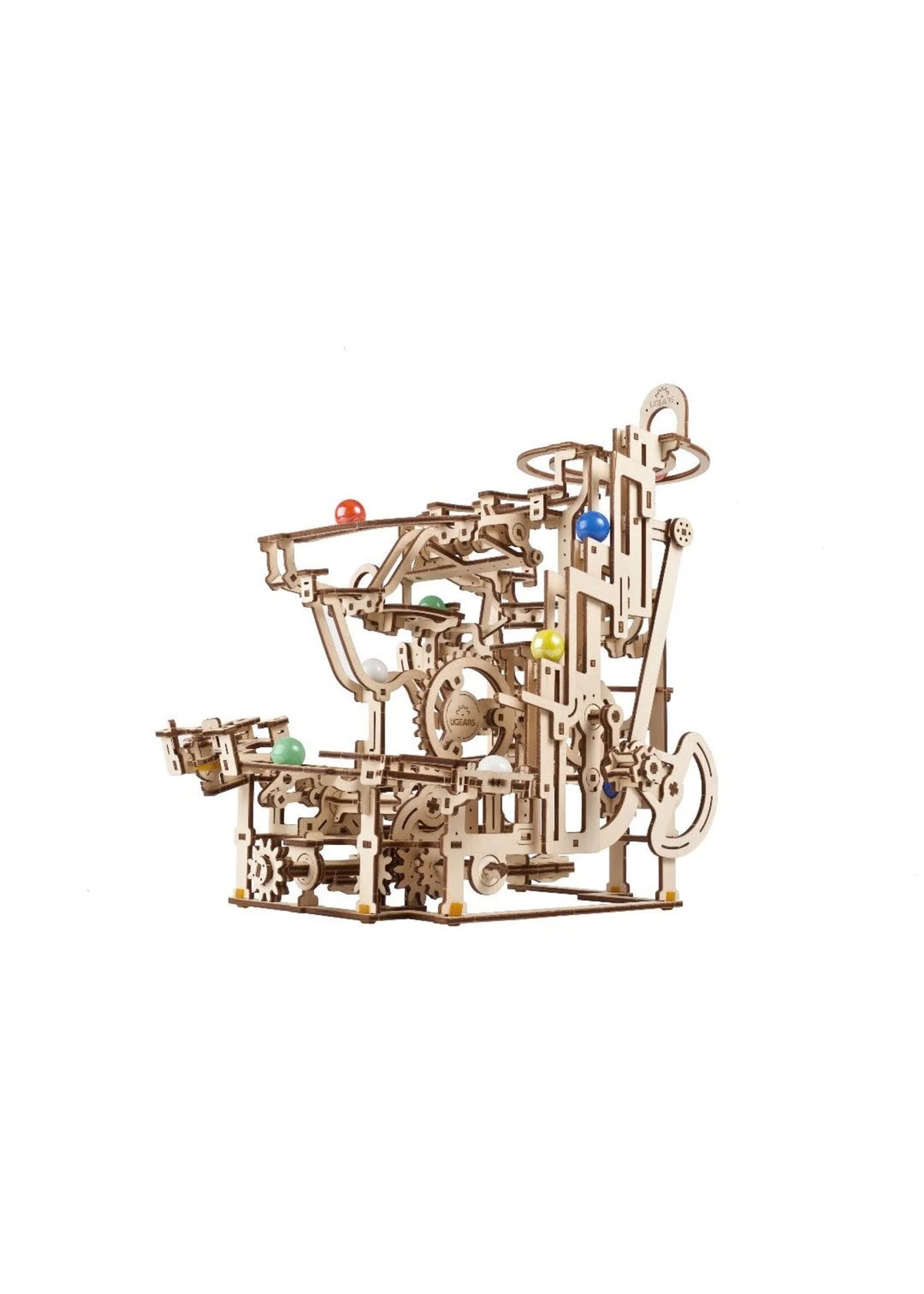 Ugears Marble Run Tiered Hoist - 315 Pieces