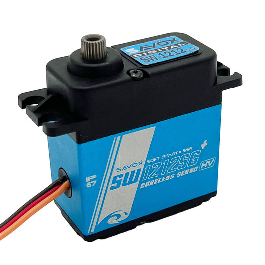 Waterproof High Torque, High Voltage Coreless Digital Servo SAVSW1212SGP