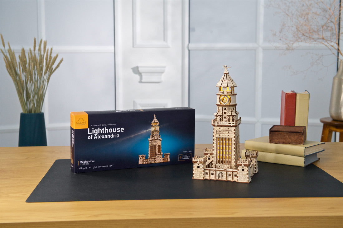 Ugears Lighthouse of Alexandria - 340 Pieces (Medium) UGR70254