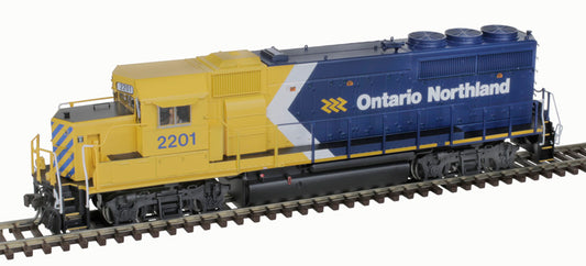 (DCC/SOUND) Atlas HO Scale Diesel GP40-2 ONTARIO NORTHLAND #2201