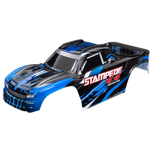 Traxxas Body Stampede 4X4 Brushless Blue(Painted Decals Applied) TRA6762-BLUE