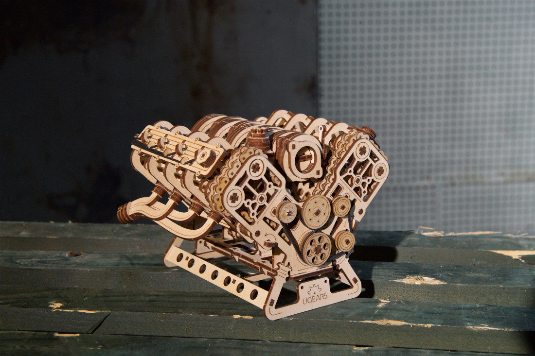 Ugears Engine V8 - 776 Parts (Advanced) UGR70264